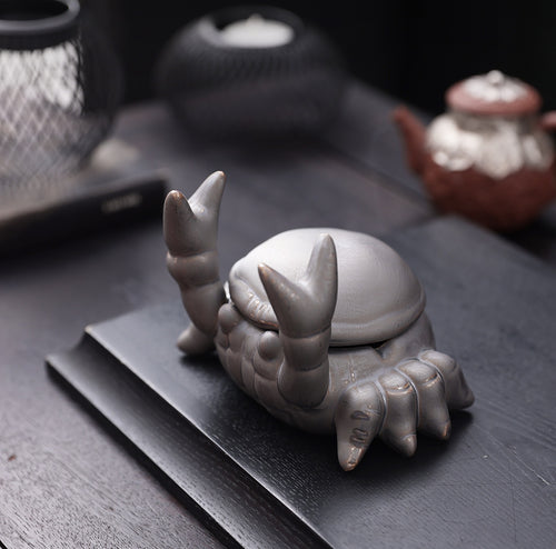 The Eggshell Membrane Challenge Ceramic ashtray Rice Sand Egg Sit Aggravator Holder Artsy Motivational Picker Pincher Claw Tool Holder